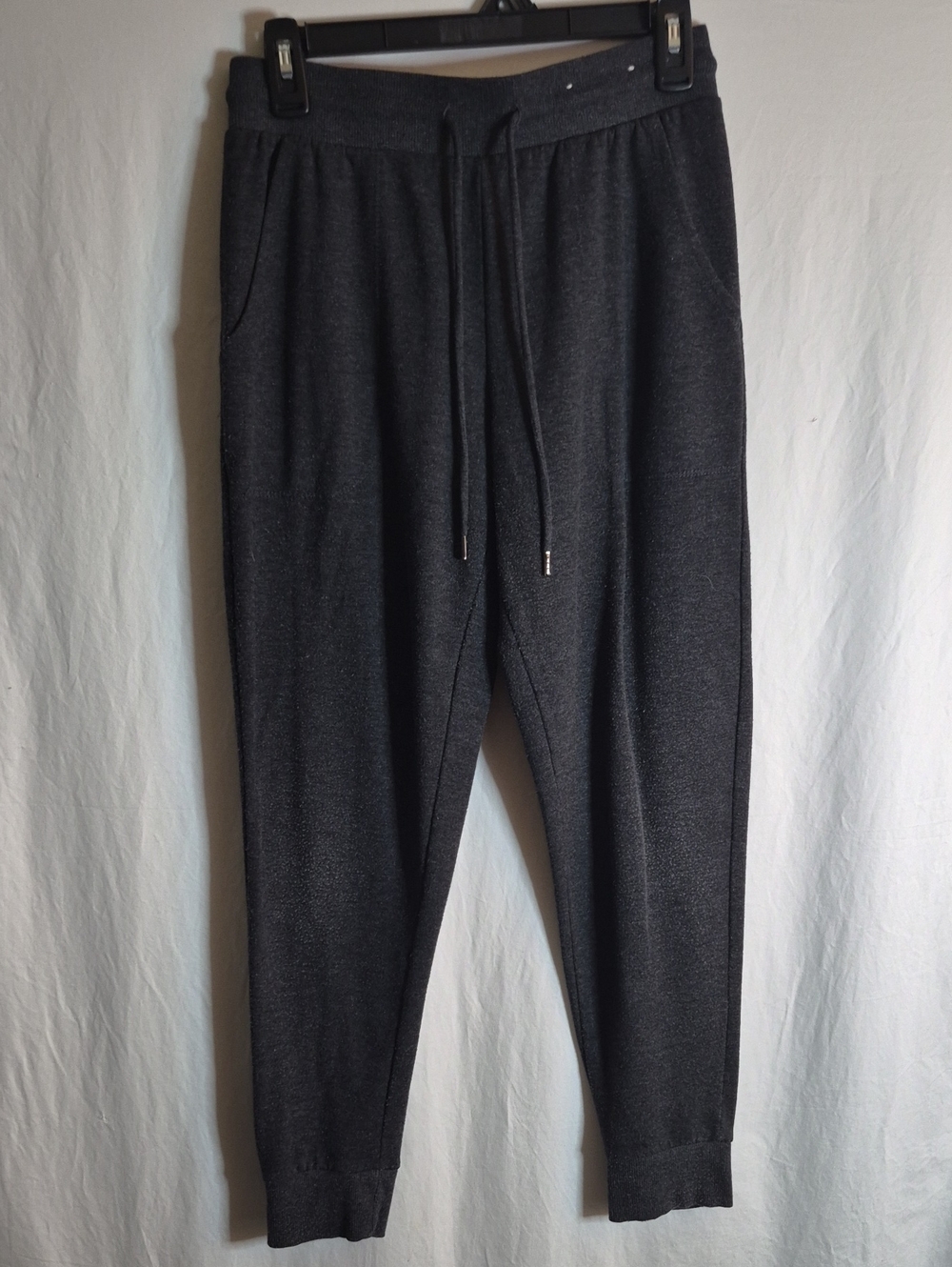 stars above Charcoal Gray Drawstring Joggers